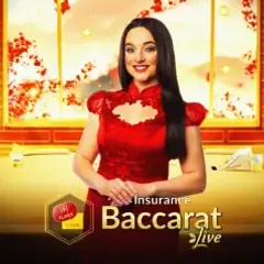 Insurance Baccarat canlı casino oyunu